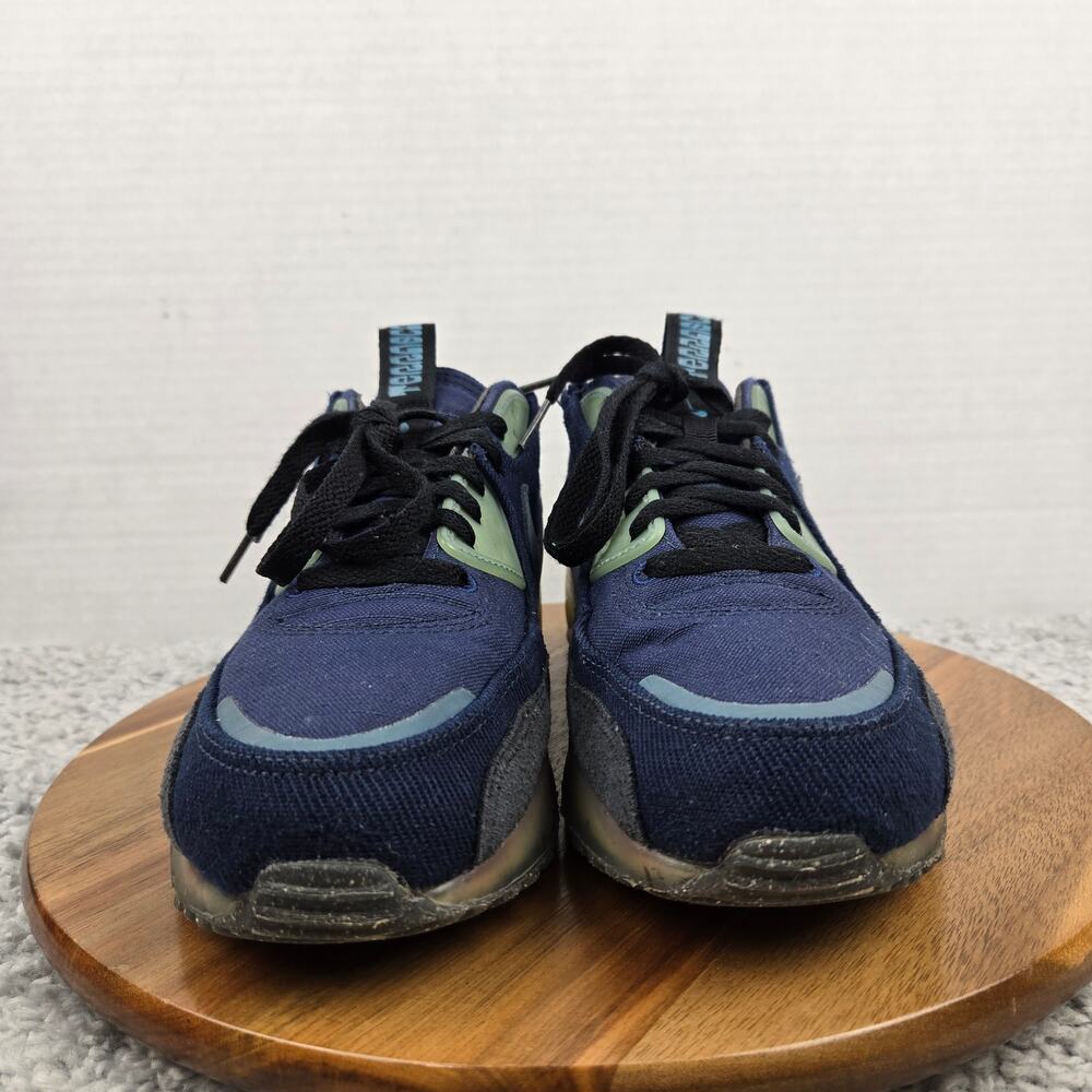 Nike Men 10 Air Max Terrascape 90 Midnight Navy Aqua Athletic Sneaker DV7413-400 - Picture 4 of 13